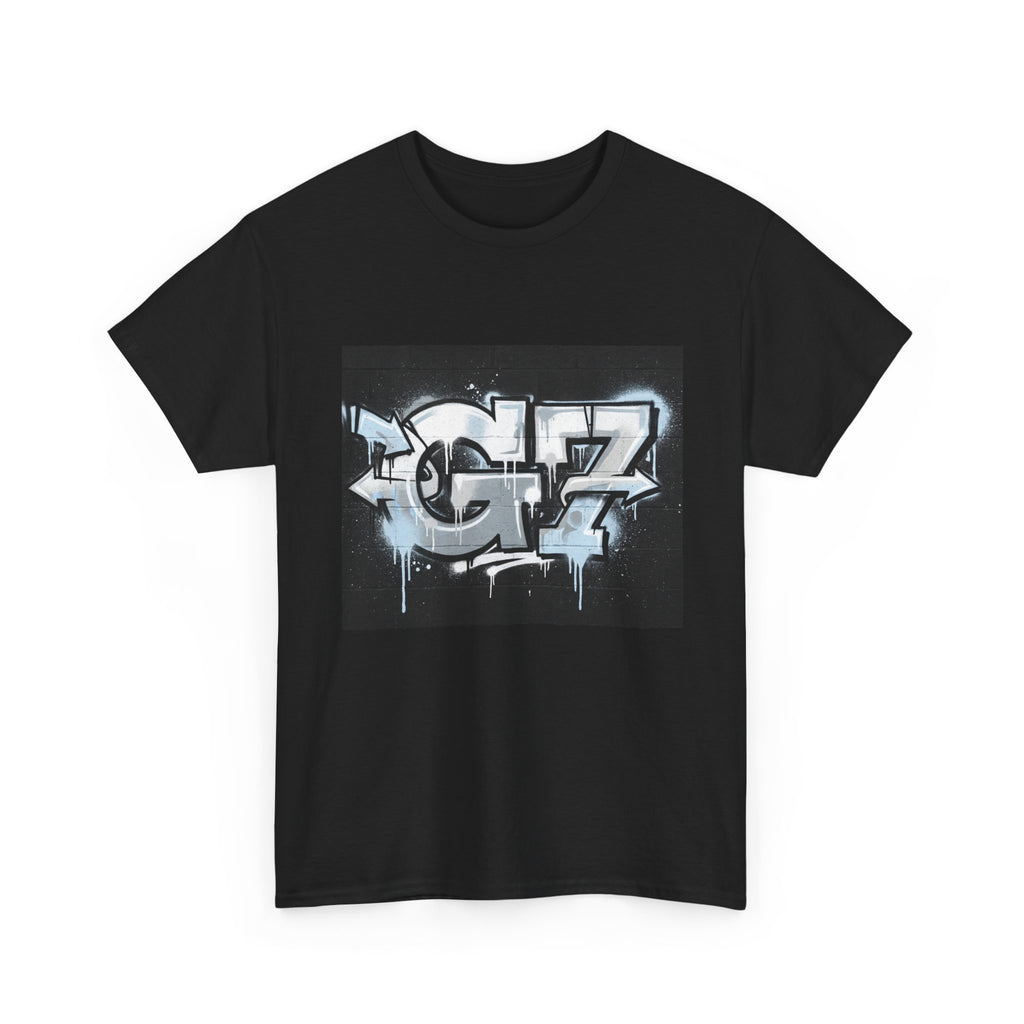 Graffiti 'GZ' Streetwear Tee — Urban Hip-Hop Graphic T-Shirt