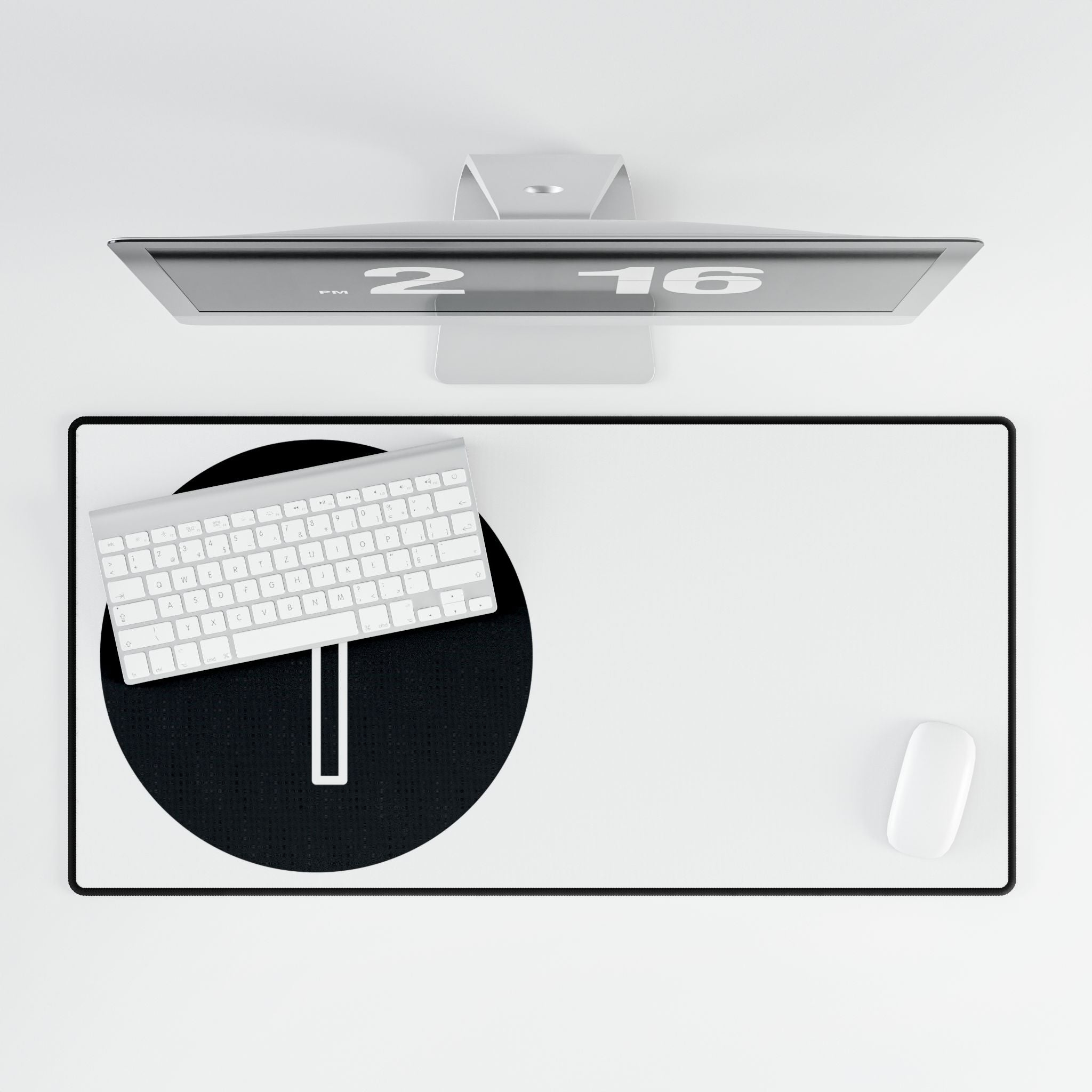 Minimalist Hammer Logo Desk Mat — Large Gaming & Office Mousepad